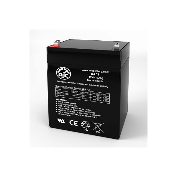 Battery Clerk AJC Nellcor PB2801 Medical Replacement Battery 4.5Ah, 12V, F1 AJC-D4.5S-V-0-190141 - main